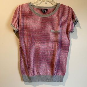 Shortsleeved Stripe Sweater